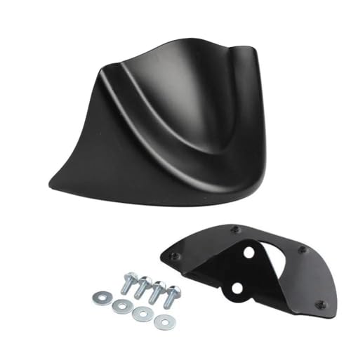 Moto Avant Menton Spoiler Air Dam pour Fxd Fxdb Fxdl Custom Kit Carénage Noir avec Support