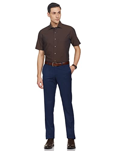 Image of Van Heusen Men's Solid Regular Fit Formal Shirt
