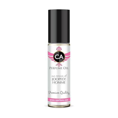 CA Perfume Impression of Jooped Homme for Men Fragrance Oil Amber Fougere Scent Long Lasting Cologne for Men Travel Size TSA Ready Mini Parfum Body Oil Roll-on 0.33 Fl Oz 10ml