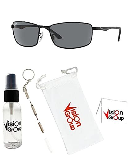 Ray-Ban RB3498 Sunglasses + Vision Group Accessories Bundle2