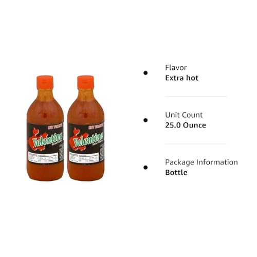 Valentina Black Label Hot Sauce - 12.5 oz. (Pack of 2) (Extra Hot)
