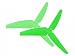 Microheli Plastic 3 Blade Propeller 82mm Tail Blade (GREEN) - BLADE 230 S