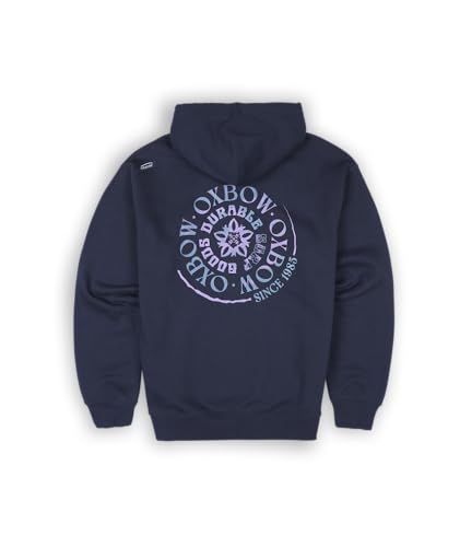 OXBOW Sweat à Capuche Spiral Ete 2026 Manches Longues, Col Rond, Motif sur Le Dos, avec Capuche