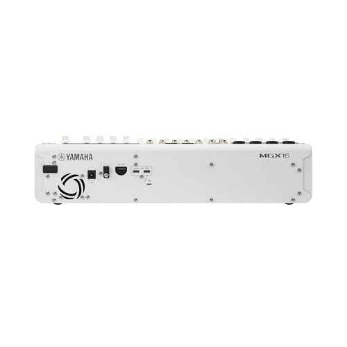 Image of Yamaha MGX16 22ch Digital Mixing Console, Dual USB-C Audio Interface, Includes Cubase Al, WaveLab Cast LE, Basic FX Suite and Steinberg Plus Software Bundle, White MGX16 W