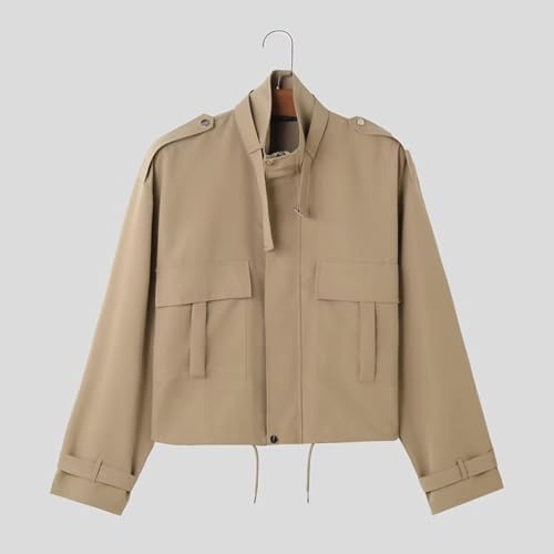 Men Jackets Solid Color Lapel Long Sleeve Male Streetwear Casual Outerwear2