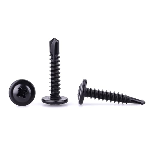 #10 x 1-1/4 pulg Tornillos autoperforantes acero miniatura 5