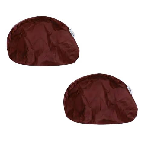Image of Polyester Helmet Cover - Protects from Dust, Rain, Scratches Dustproof Waterproof Lightweight and Durable Secure Universal Size Storage Bag for Motorcycles Helmets (Pack of 2)