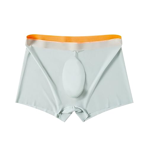 Men's Silky Ultra-Thin Underwear Trunks Comfort Breathable Pouch Boxer Briefs