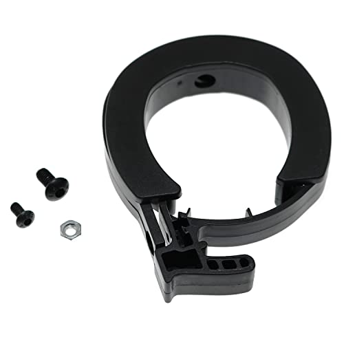 RLECS Front Round Locking Ring Folding Guard Ring for Scooter Parts, Black