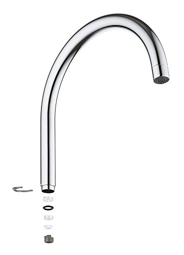 Preisvergleich Produktbild GROHE Auslauf (langlebige Oberfläche, Schwenkbereich 90°, für Spültischarmaturen), chrom, 13372000