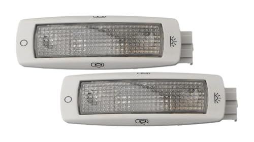 Lámpara de techo tipo cúpula recambio de luces interiores para Superb 2002 a 2008 4