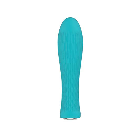 Vibromasseur rechargeable Nalone Ian turquoise avec ses 20 vitesses de vibration