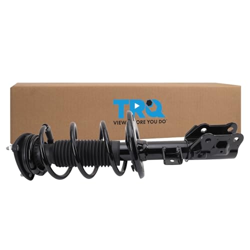 TRQ Front Right Complete Strut & Coil Spring Assembly Passenger Side Compatible with 2016-2021 Mazda CX-3