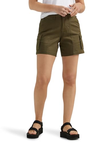 Short Cargo Femme Lee Anti-Serrage Coupe Ajustée Idéale pour Morphologie Généreuse 14 US