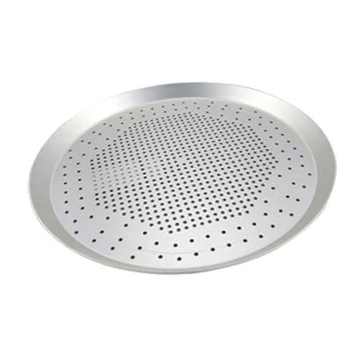 MOTHNUR アルミ合製パンチングピザトレイ 耐熱オーブン対応 チーズピザ焼き型 業務用ベーキングプレート 食材こびりき防止 短加熱可能