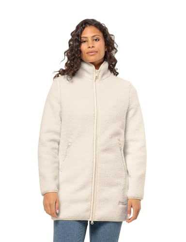Jack Wolfskin Damen High Curl Coat W, Panna Cotta, L EU