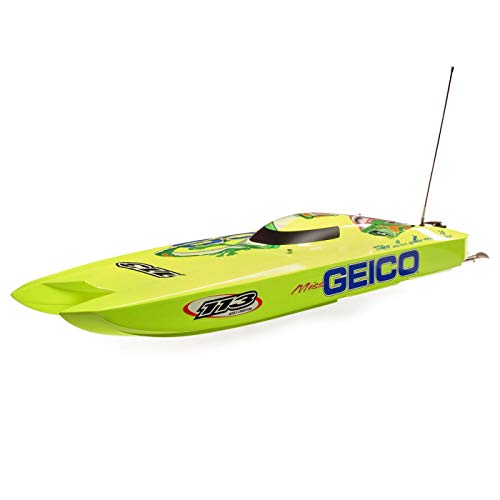 Pro Boat Miss Geico Zelos 36" RC Boat Twin Brushless Catamaran RTR, PRB08040