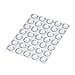 Price comparison product image Happy Bananas Self Adhesive Clear Domed Bumper Stops, Surface Protection Rubber Feet for Vases, Electronics, Crafts - 11.1mm x 5mm (35)