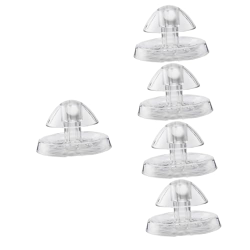 Toyvian 5 Piezas para Caracoles de Diseño Transparente de Caracoles Peceras para Pequeños Diámetro