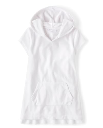 The Children's Place Girls' Hooded Swim Coverups