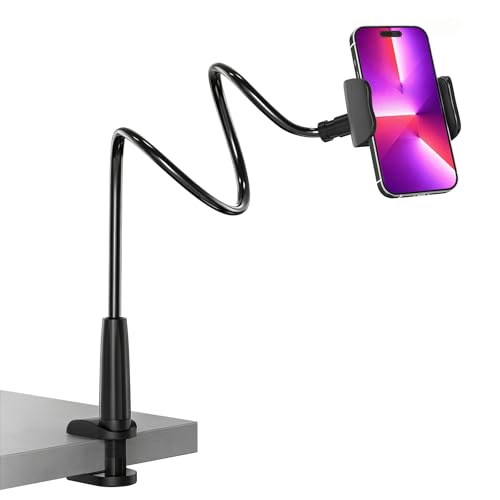 MAGIPEA Phone Holder for Bed, Gooseneck Phone Holder for Desk...