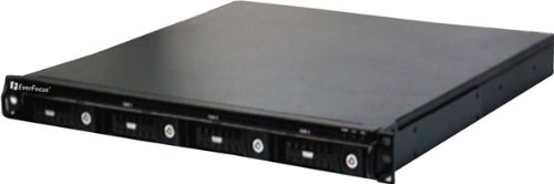 EverfocusNVR-4000/12T Commander Network Video Recorder with 4 Software Licenses and 4TB Hard Disk Drive