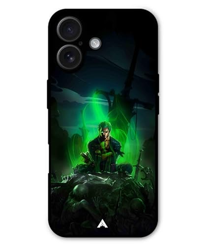 Image of Premium Anime 1 Case for iPhone 16 Plus (Glossy Finish) Soft-Touch Metal TPU Back Cover, Shockproof, Designer, Aesthetic Mobile Phone Case