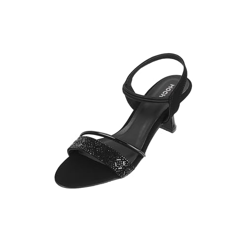 Image of Mochi Women Synthetic Leather Kitten Heel Sandal