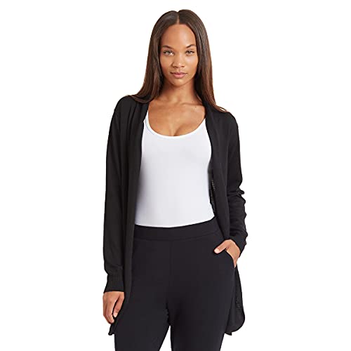 Ella Moss Ladies' Cozy Cardigan (Black, x-Small) at Amazon Women's