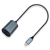 Poyiccot USB C to Toslink Optical Audio Adapter 20cm/7.87inch, USB C Male to Toslink Female Supports SPDIF Audio Output Suitable for Notebook Computers, Tablets, Mobile Phones.