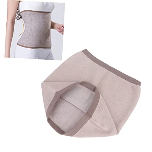 Faja lumbar de lana cálida color camello miniatura 5