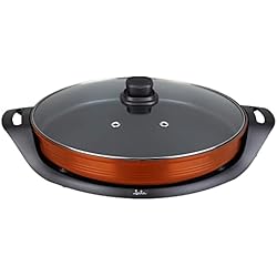 Jata JEPE1639 - Paellera Electrica Antiadherente de 38 cm de diámetro y 5 cm de profundidad. Calor uniforme por toda la superficie. 2000 W