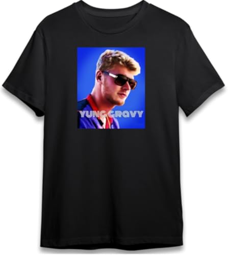 Photo de Hot! YU%ng Rapper GRA%=vy T-T-Shirts à Manches Courtes Graphic Hip Hop Classic Trendy Vintage Style 90s Fans Gift Hoodie, SweetT-Shirts à Manches Courtes Cotton for Men and Women(XX-Large)