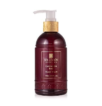 SPA CEYLON Cardamom Rose Hand Wash | Hydrating Liquid Hand Soap with Aloe Vera, Olive, and Coconut | Fragrant Pump Soap for All Skin Types image 5