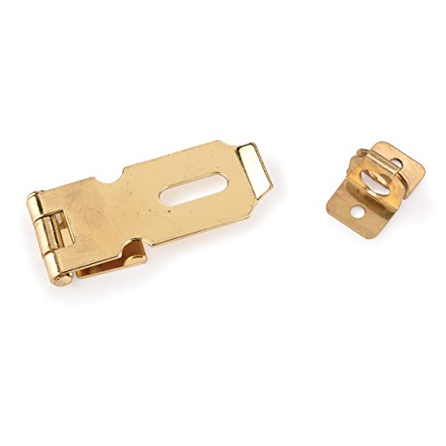 Image of Highpoint Chest Hasp Polished Brass Plated 1-Piece with Screws