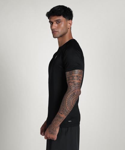 Puma Men's Solid Slim Fit T-Shirt