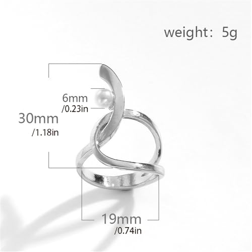 Image of Abstract Snake Silk Scarf Ring Brooch for Women Crescent Moon Ball Shawl Scarves Buckle Wrap Clasp Clip Rings Brooches Fashion Dress Accessories Jewelry