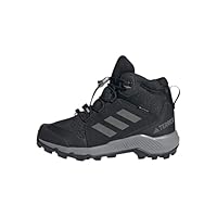 adidas Unisex Kids Terrex Mid Gore-TEX Hiking Shoes Kids, Core Black/Grey Three/Core Black, 4 UK