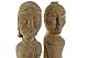 ESTATUA SET 2 MANGO 7,5X7,5X50 TALLADO A MANO