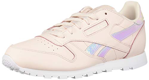 Reebok Girl's Classic Leather Sneaker, palepink/White, 6.5 M US Big Kid