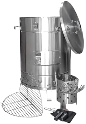 Barril de ahumador - 100% acero inoxidable. (barril grande)