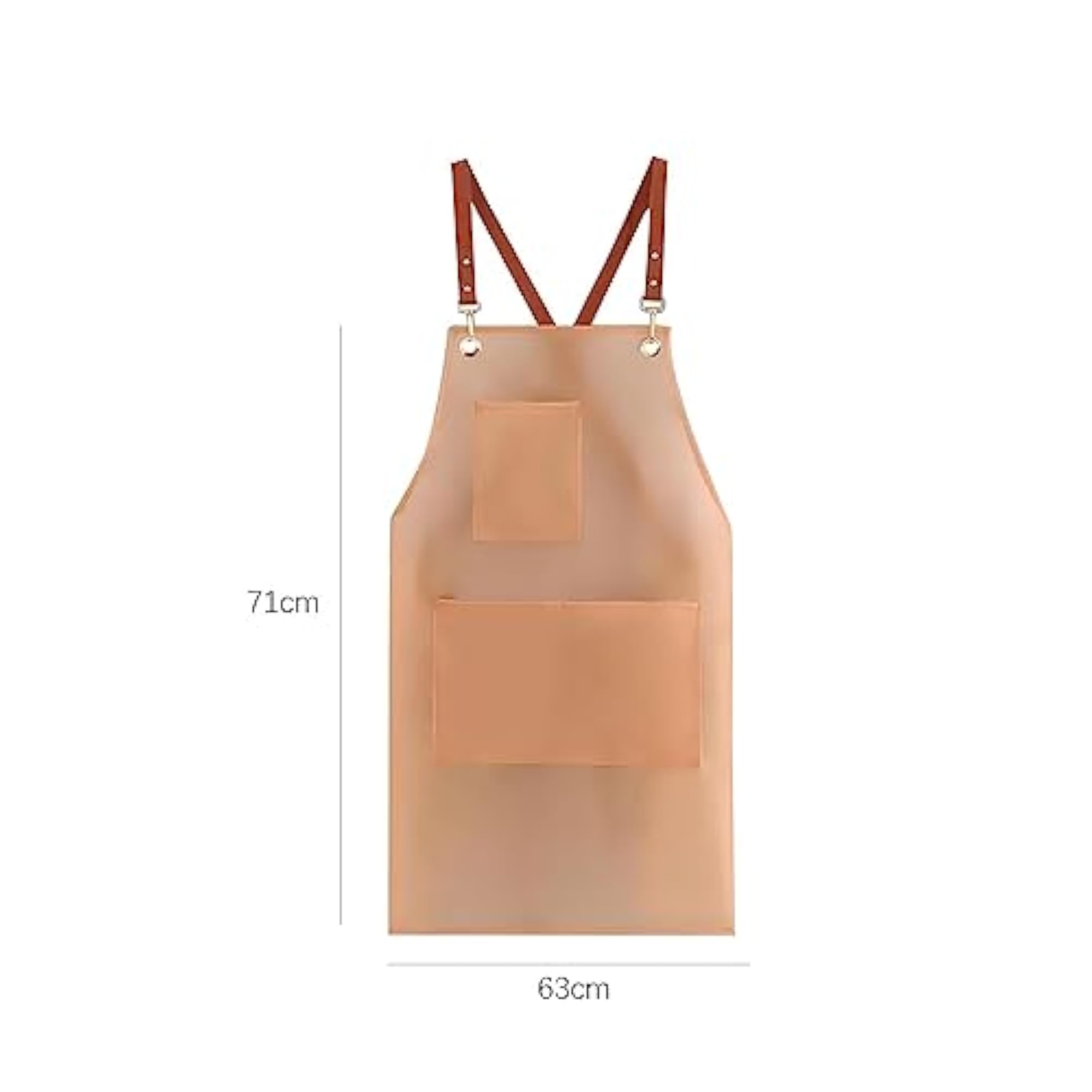 Cooking Apron, Durable BBQ Apron with Multi Pockets