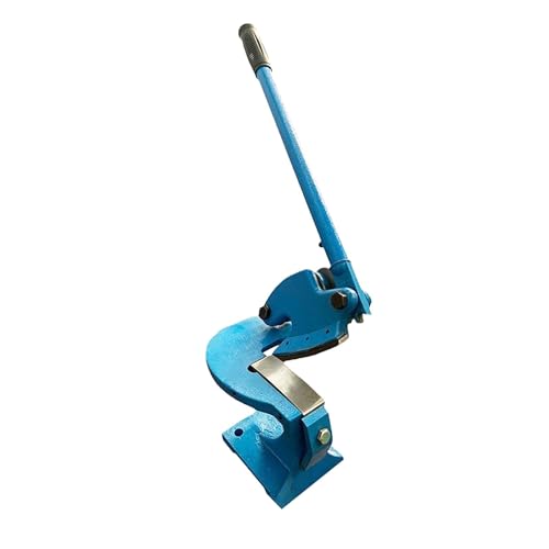Halslose Schere 440mm Griff Metallschneider, Schneiden 2mm Stahl & 3mm Aluminium, Gebogene Klinge für Clex Ss, Heavy Du Cast Iron Bank Mount Industrial Tool