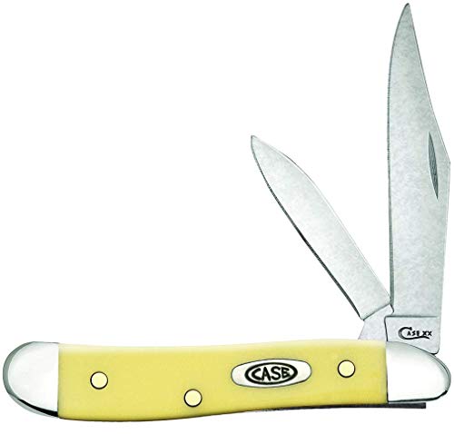 CASE XX WR Pocket Knife Yellow Synthetic Peanut SS Item #80030 -