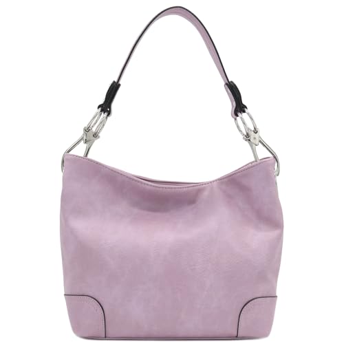 Image of Hobo Shoulder Bag with Big Snap Hook Hardware