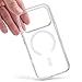totallee Clear Case for iPhone 17 Pro with Extra Grip Spy, Slim Magnetic iPhone 17 Pro Case with Built-in Magnets (Transparent)