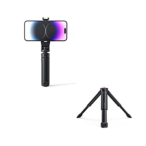 Mini Treppiede Multifunzionale per Fotocamere DSLR Supporto per GoPro per Insta360 per DJI OSMO Action Stick Selfie per Cellulare per Stabilizzatori