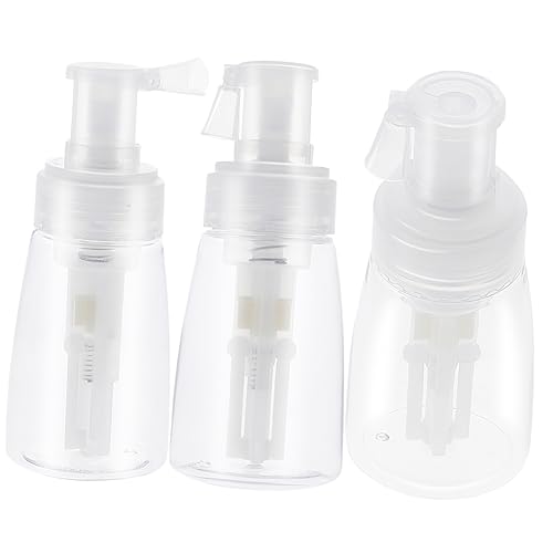PATKAW 3 Piezas botella de polvo de talco Fragancia botella de spray neblina setting powder Botella de talco para bebés contenedor de polvo recipiente de pulverización de polvo la mascota
