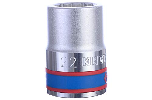KING TONY 633022M Socket 3/4" Bi-Hexagonal 22mm for DIYers & Professionals, Made for Repair and Installation tasks 22mm - Image 3
