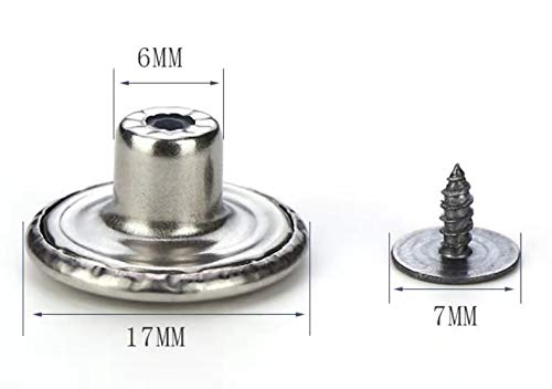 Jean Buttons No Sew 20 Sets Replacement Jean Buttons 17Mm Combo Copper Tack Buttons Replacement Kit With Rivets And Metal Base In Plastic Storage Box (4 Styles) #TOP1